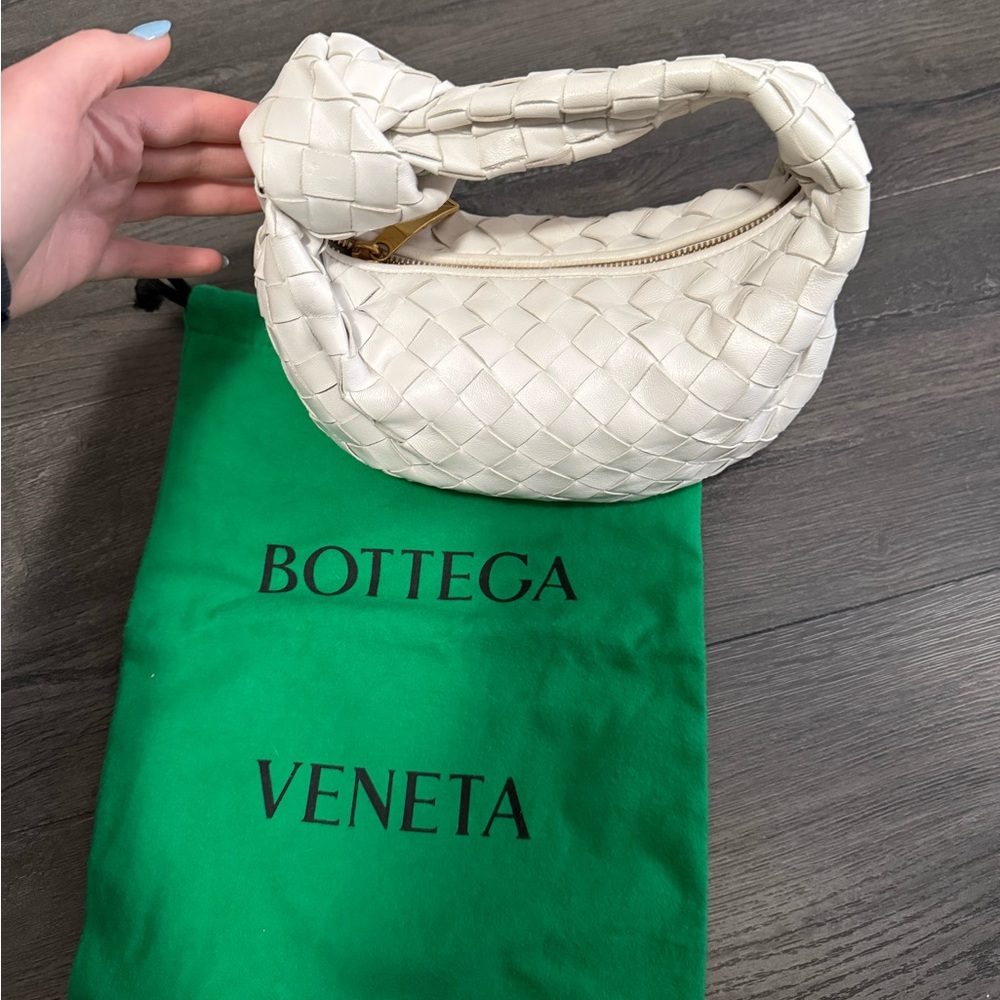Bottega Veneta White Mini Jodie